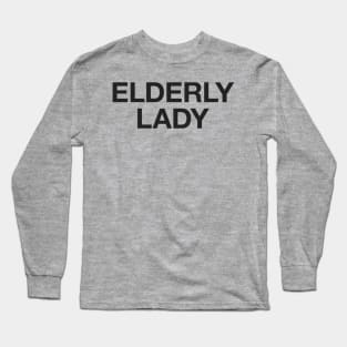 Elderly Lady Long Sleeve T-Shirt